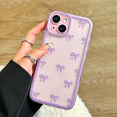 Bowknot Clear Candy iPhone Case